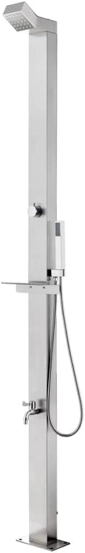Douche de jardin 220 cm Acier inoxydable