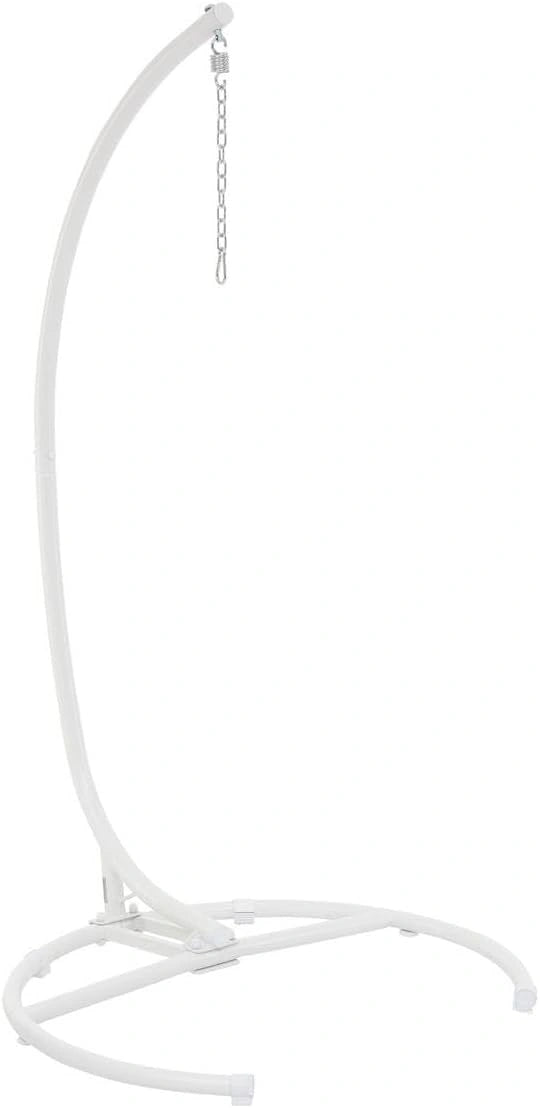 HESPERIDE - Pied pour Fauteuil Suspendu Panao Blanc, H 210 cm, Charge Max 110 kg - pour Jardin, Acier Traité Anti-Rouille, Terrasse, Balcon