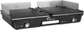 LITTLE BALANCE 3066 Dual 2000 Nopifas, Noir, 2 zones de cuissons indépendantes, Plancha Barbecue électrique, Sans PFAS