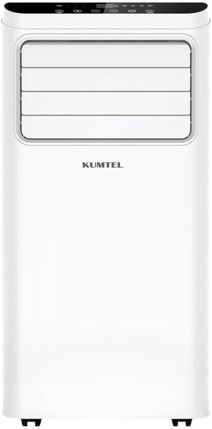 Climatiseur mobile 7000 BTU avec tuyau d'évacuation - 20 m2, climatiseur portable, 634 mm, 62 dB, classe énergétique A