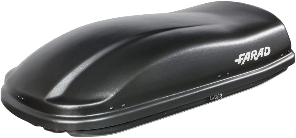 Farad Coffre de Toit Marlin 400 L Noir - Double Ouverture Latérale, Homologation TÜV-GS