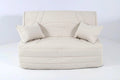 Hévéa Sélection Housse BZ 140x190 matelassée Naturel Beige, 12 cm