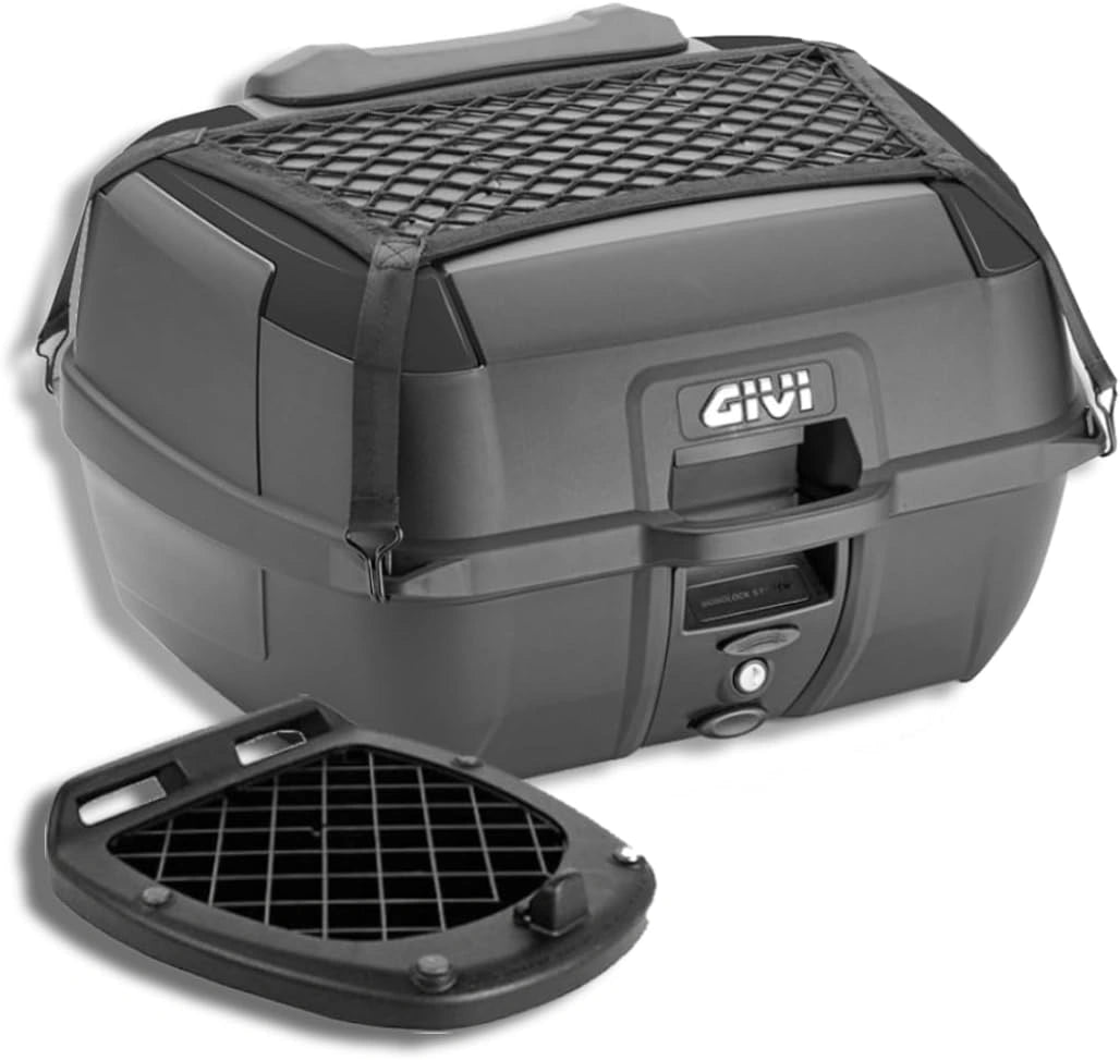 GIVI Top case B45B+ 45 L NOIR COUVERCLE avec plaque monolock dossier universel