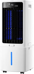 Climatiseur Portable Rafraîchisseur d'Air 25 L avec Minuteur 12 h, 3 Vitesses, 40 dB, Small=29*26*62 cm, RC+écran tactile, Télécommande