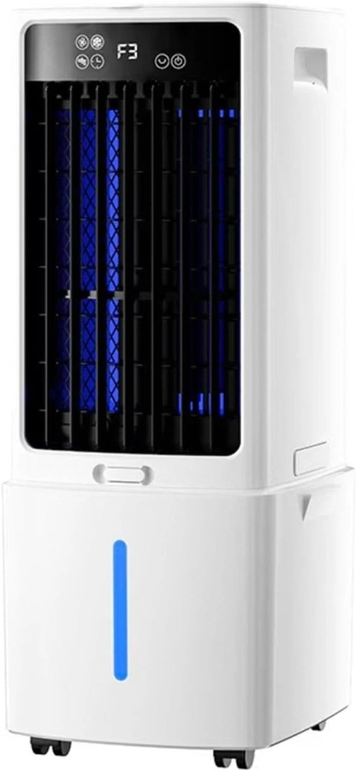 Climatiseur Portable Rafraîchisseur d'Air 25 L avec Minuteur 12 h, 3 Vitesses, 40 dB, Small=29*26*62 cm, RC+écran tactile, Télécommande