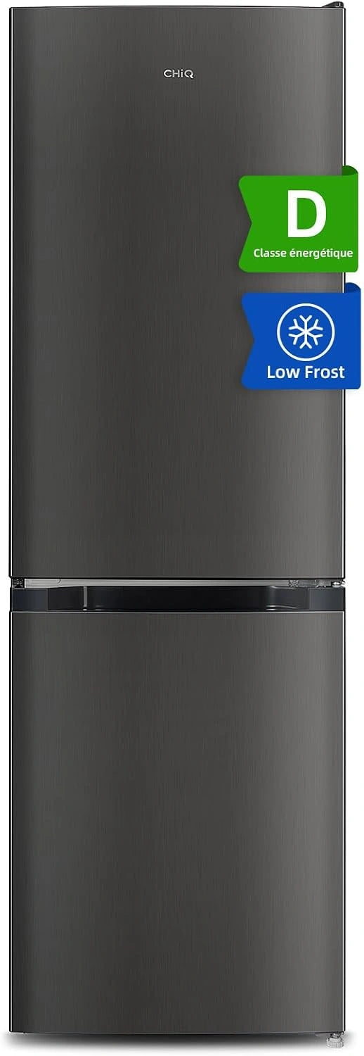 CHiQ CBM159LEBD Réfrigérateur congélateur bas157 litres (109 + 48) Low Frost, Congélateur 4 Étoiles, Largeur 47 cm, Faible bruit, Faible emcombrement