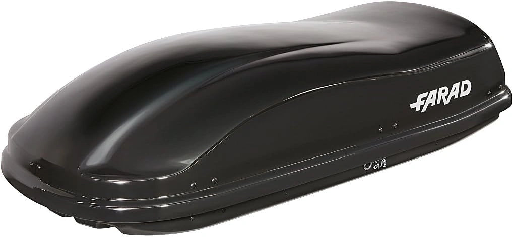 Farad Coffre de Toit Marlin 400 L Noir métallisé - Double Ouverture Latérale, Homologation TÜV-GS