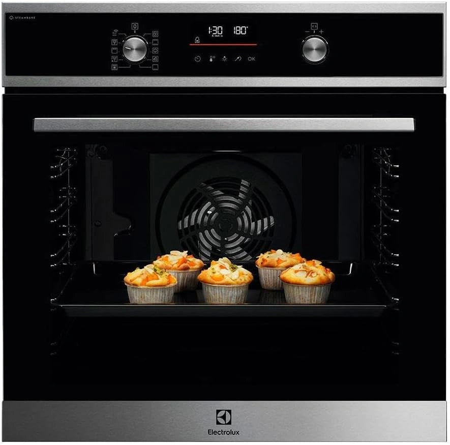 Electrolux EOD6P77X Four vapeur multifonction avec nettoyage pyrolytique, 11 fonctions, 45 programmes automatiques, cuisson uniforme multiniveau