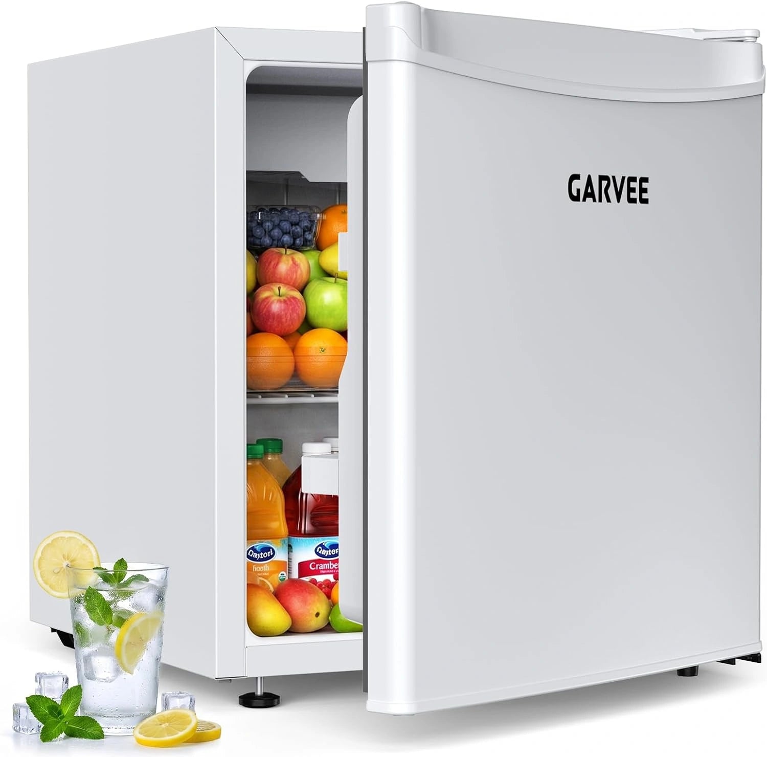 Frigo, Silencieux 41 dB, Porte Réversible, Bac À Légumes, pour Dortoir, Chambre, réfrigérateur, 50,1 cm, 45 L