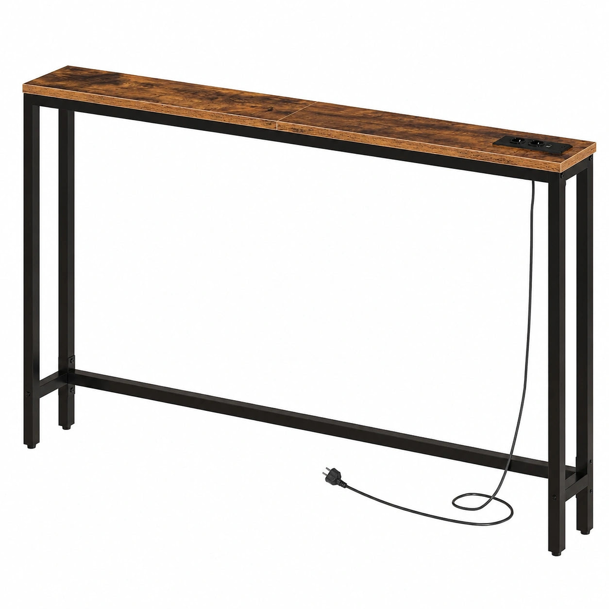 table-console-polyvalente-avec-prise-integree-ideale-pour-salon-et-couloir-cadre-en-metal-marron-rustique-et-noir-ezojgx1119fc