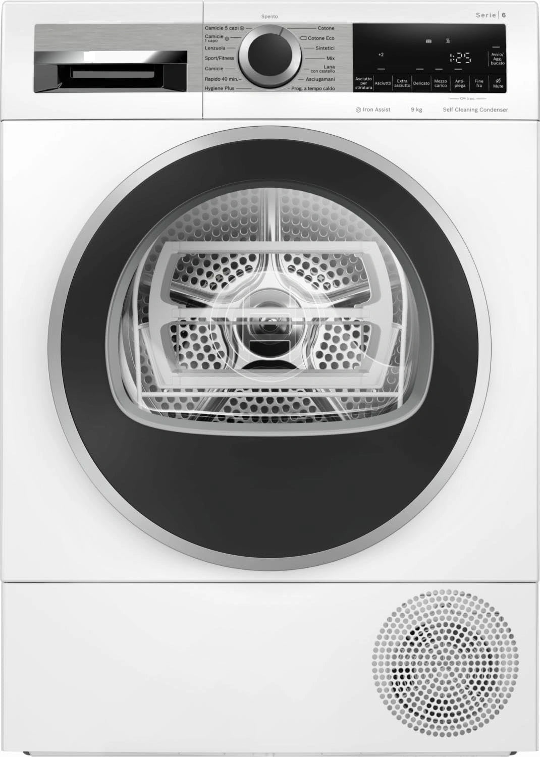 WQG245C0IT ASCIUG 9KG A+++ HYGIENEPLUS CLANA SERIE6 VAPORE C, 84,2 cm, 64,8 cm, 60 cm