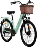 cysum X-City Vélo électrique adulte 26'' ville vélo électrique femme homme batterie au lithium 48 V 10.4 Ah moteur 250 W 25 km/h, commutation urbaine