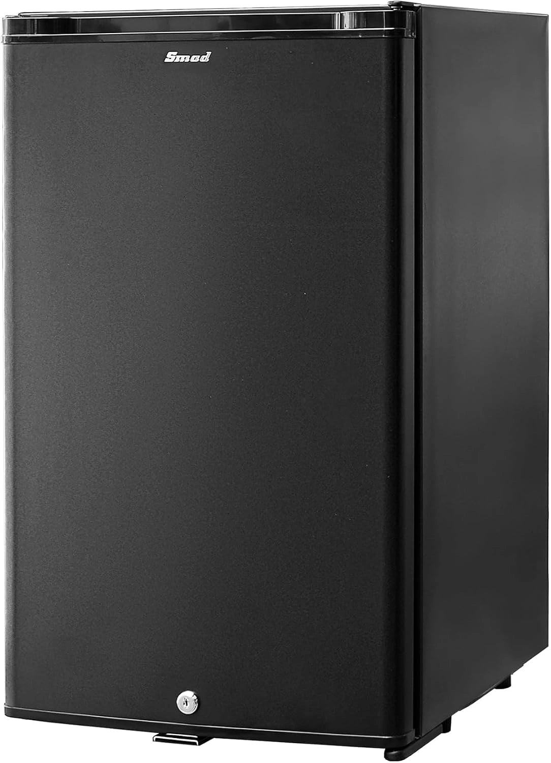 Smad Frigo 12 V, Noir, 50 L, Frigo Camping Car 12 V 220 V, Réfrigérateur Silencieux avec Serrure