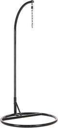 Support Pied pour Fauteuil ou Chaise Suspendu en Acier Noir Durable Assure la Stablisation et la Sécurité Compatible avec Tous les Modèles