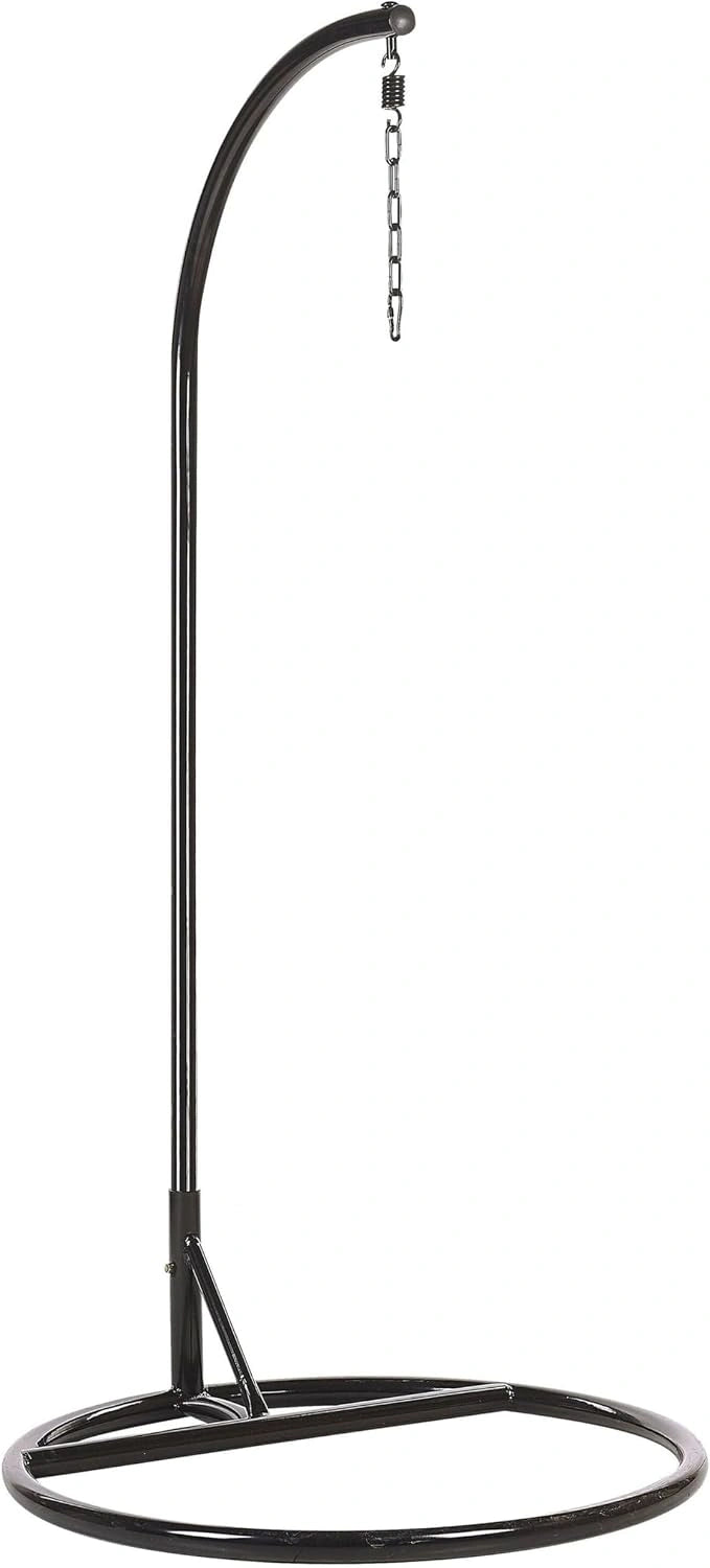 Support Pied pour Fauteuil ou Chaise Suspendu en Acier Noir Durable Assure la Stablisation et la Sécurité Compatible avec Tous les Modèles