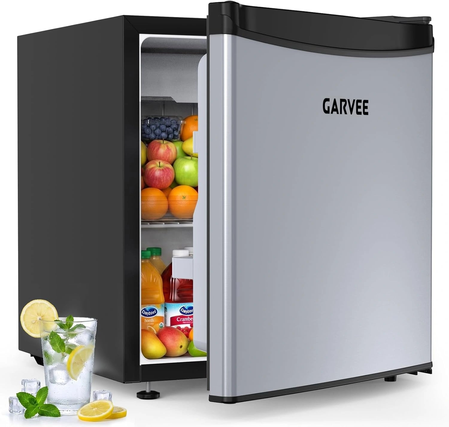 Frigo, Silencieux 41 dB, Porte Réversible, Bac À Légumes, pour Dortoir, Chambre, réfrigérateur, 50,1 cm, 45 L