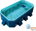 INDUSTEX Piscine pliable pour enfants, 253 x 133 cm), piscine amovible, piscine jouet, adaptée aux enfants, piscine pour chiens portable, baignoire