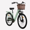 cysum X-City Vélo électrique Femme, 26 Pouces Step-Thru vélo électrique, Batterie Amovible 48 v 10.4 AH, 7 Vitesses, Assistance au pédalage
