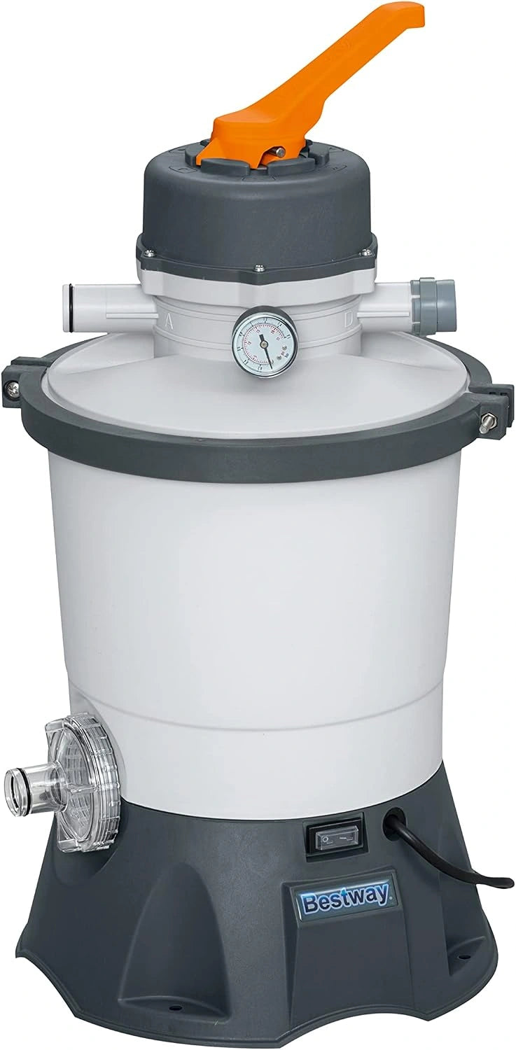 Bestway Flowclear Filtre à Sable 3028 l/h 85 W, Blanc.