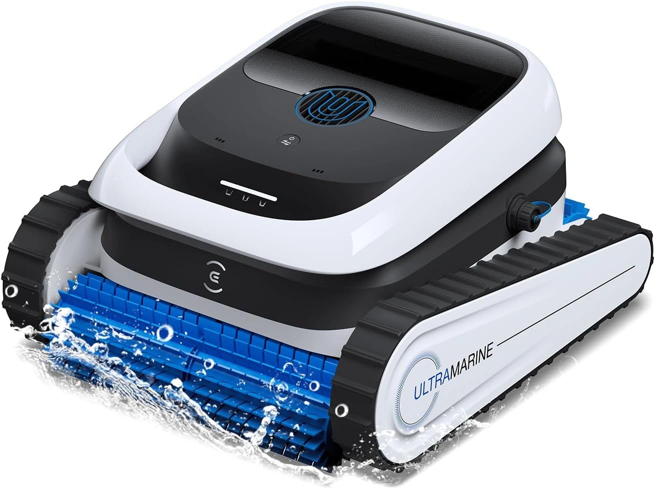 ECOVACS Ultramarine P1 Robot Piscine Nettoyage Fond et parois, Navigation SmartNavi (Blanc), Aspirateur Piscine 180 Min, Filtre Double Couche