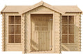 Timbela M520 Cabane Enfant Extérieur 2.63m2 - Maison de Jardin en Bois 241x187xH151 cm