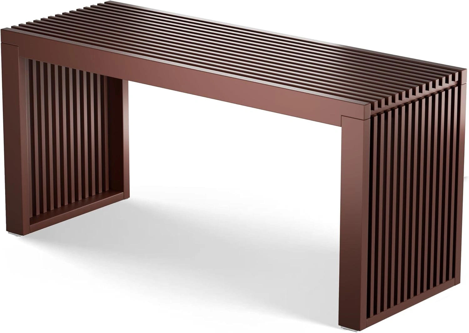 Banc Entree - Banc Bois Interieur - Bench - Banquette Entree en Bambou, BAM BOO BOX Banc Table à Manger 90x33x43 cm - Petit Banc en Bois pour Salon