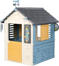 Smoby Life - Maison 4 Saisons - Cabane de Jardin Enfant - Activités Ludiques sur Le Thème de la Météo - Outil Pédagogique - Matière Recyclée - A