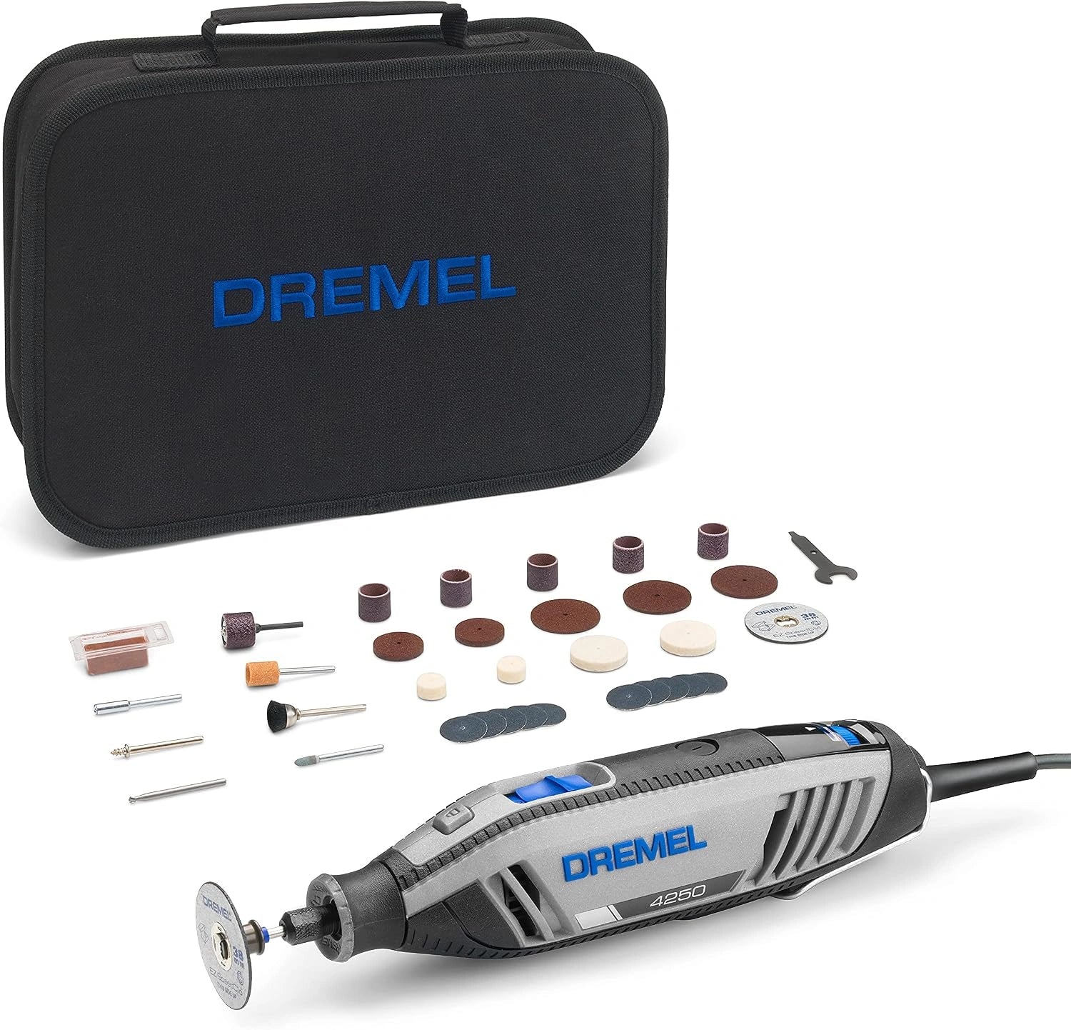 Dremel 4250 Outil Rotatif Multifonction 175 W avec 35 Accessoires Vitesse Variable 5000-35000 tr/min pour Découper, Poncer, Percer, Nettoyer, Sculpter