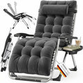 KESSER Bain de Soleil Chaise Longue de Jardin Coussin pour Le Cou + Porte-Boisson inc Coussin XXL capacité 200kg Pliable et résistant aux